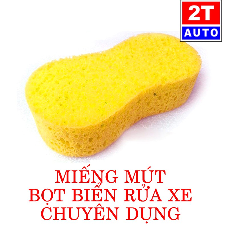 01 Miếng, tấm Mút, bọt biển dày lau rửa ô tô xe hơi xe máy chuyên dụng:   SKU:219