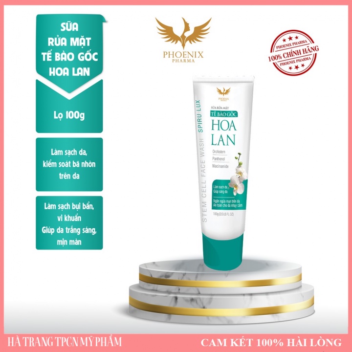 Sữa Rửa Mặt Tế Bào Gốc Hoa Lan Phoenix Pharma Làm Sạch Bui Bẩn, Sáng Da 100g | BigBuy360 - bigbuy360.vn