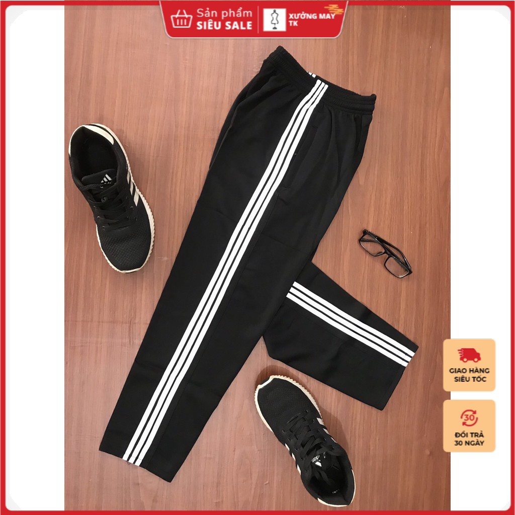 Quần thể thao nam nữ 3 sọc ❤️Freeship❤️ quần dài nam nữ jogger vải đẹp loại 1 dễ chịu