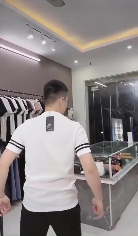 Bộ thể thao chất vải xốp thái UMI co giãn 4 chiều, sét đồ bộ nam thiết kế phối kẻ ngang phong cách trẻ trung - ATIMEN | BigBuy360 - bigbuy360.vn