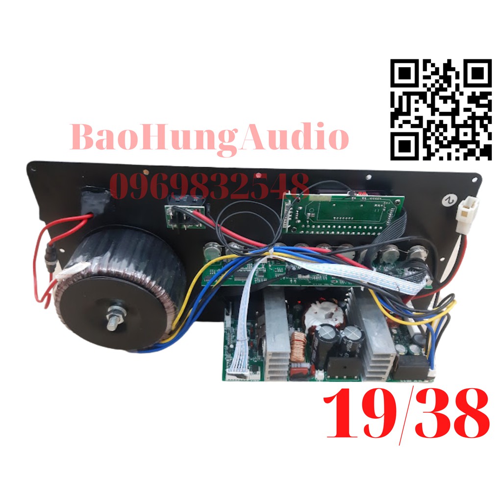 Bo mạch công suất lớn nguồn xuyến T20 19/38 chuyên lắp cho loa kéo đôi, loa kéo đơn 4 tấc 5 tấc.