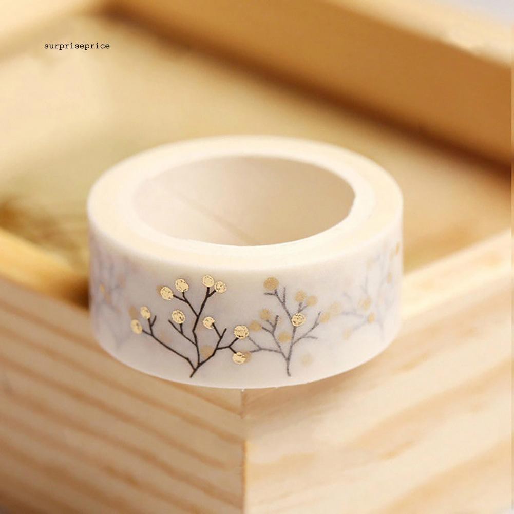 Set 2 băng keo dán trang trí họa tiết cây xinh xắn