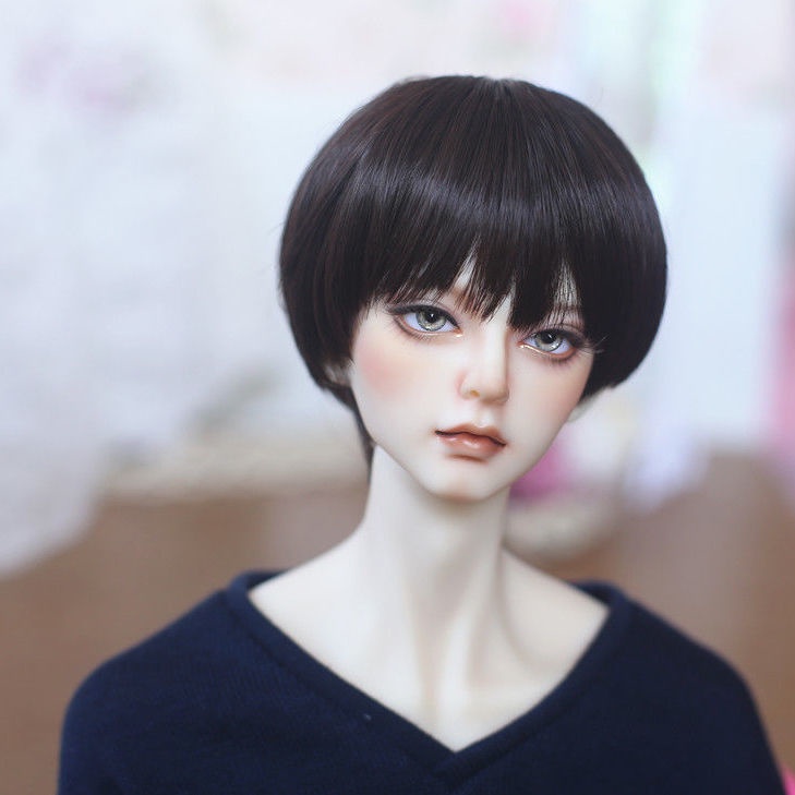 BJD 6 điểm 4 3 búp bê 30cm60cm tóc ngắn giả hàng ngày mượt quá111