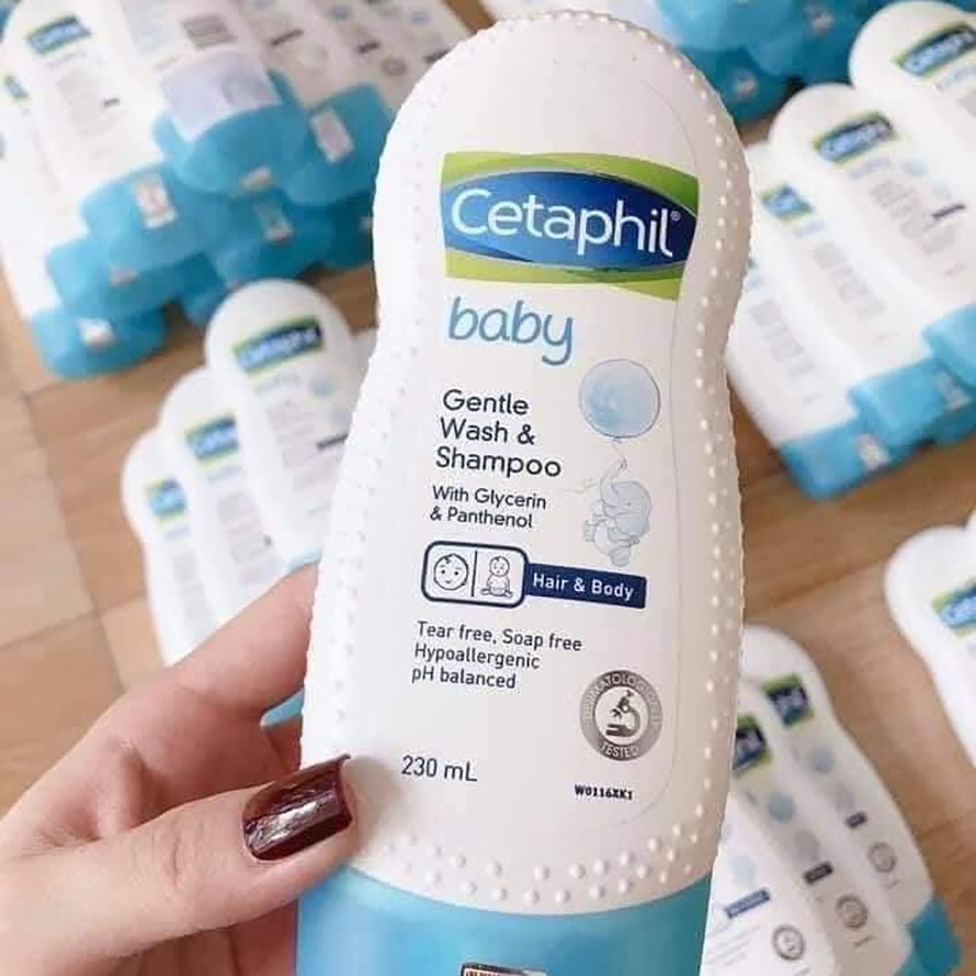 [CETAPHIL] Sữa Tắm Gội Toàn Thân Cho Bé Cetaphil Baby Gentle Wash &amp; Shampoo Chai 230ml / 400ml