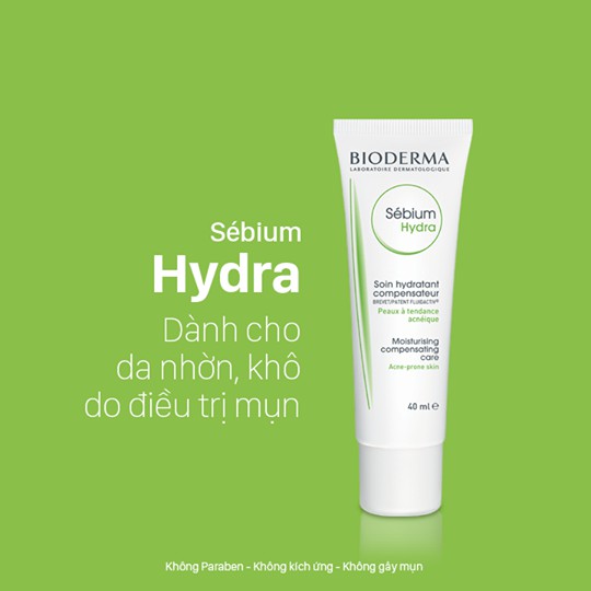 Kem Dưỡng Ẩm Cho Da Dầu BIODERMA SEBIUM Hydra 40ml