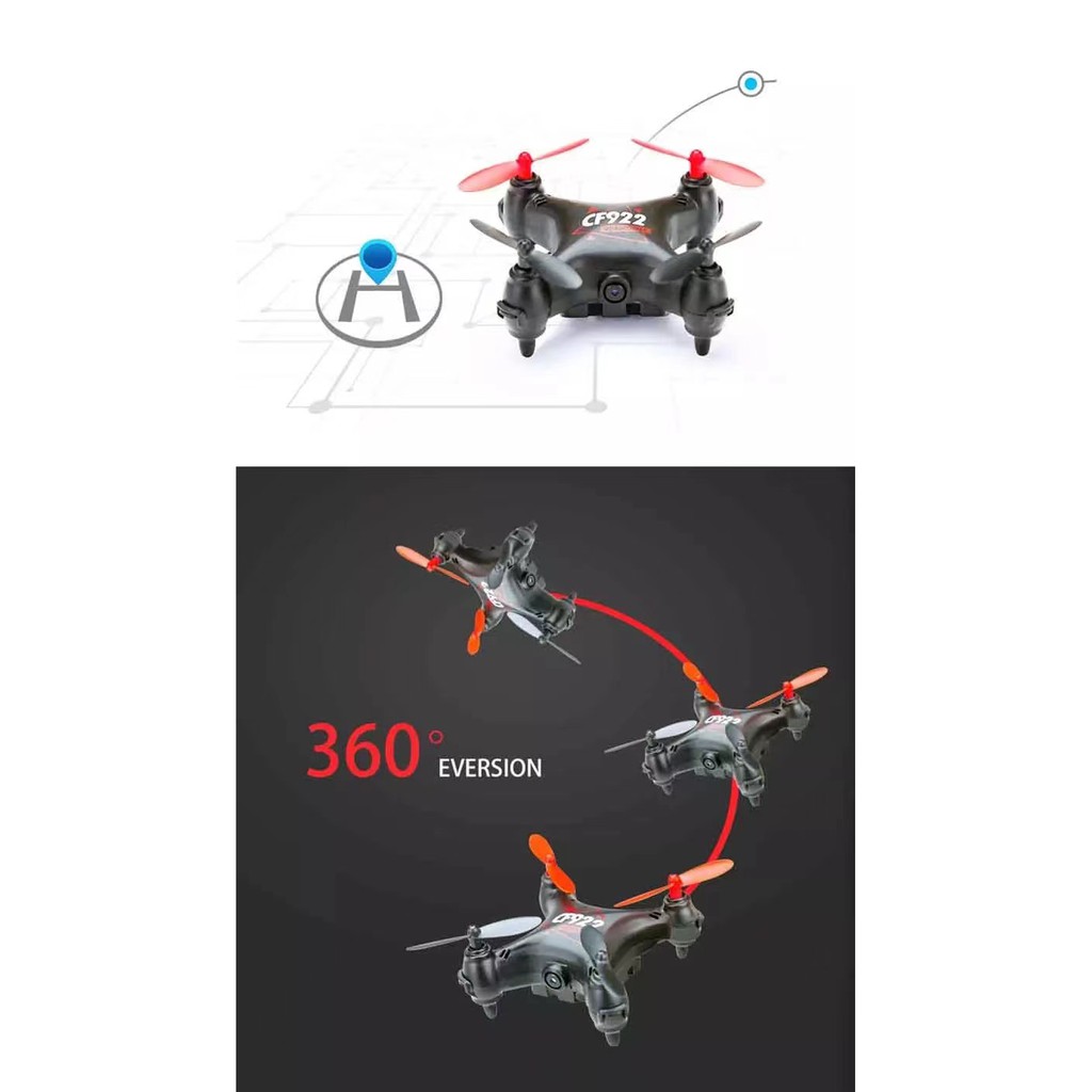 Máy Bay MINI Với Camera HD WiFi FPV Góc Rộng Drone RC Quad CF 922