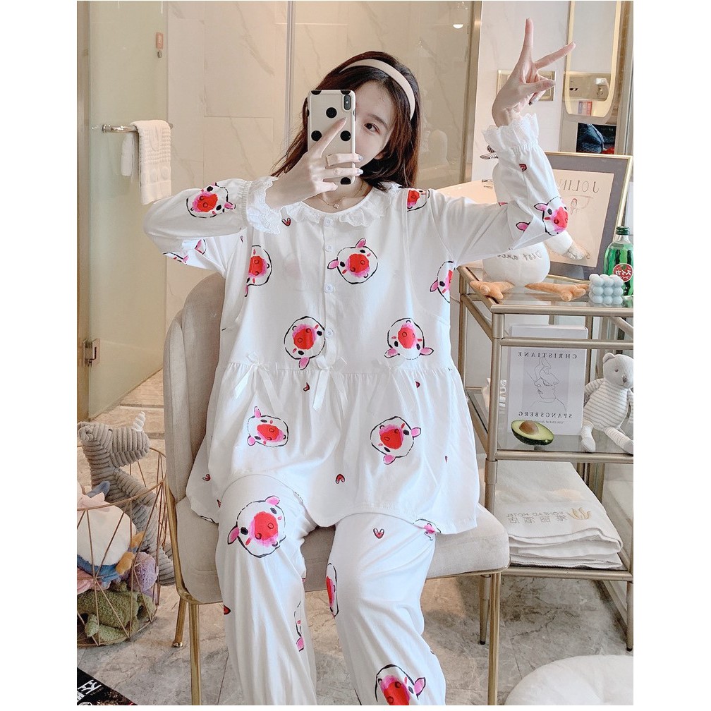 Bộ Bầu Dài Tay Sau Sinh-SAQ185