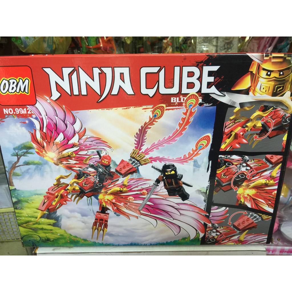 Ninjago_Lego Ninja Rồng Đỏ Siêu Cấp Chiến Đấu (217 mảnh)