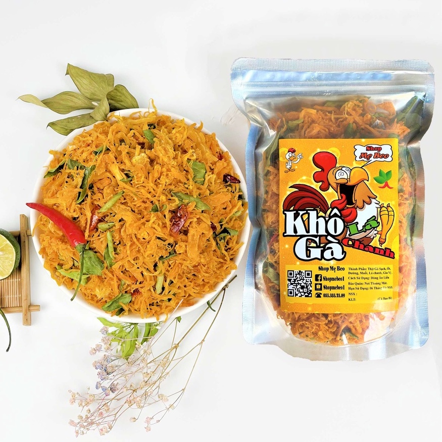 Khô Gà Lá Chanh Xé Cay Shop Mẹ Beo