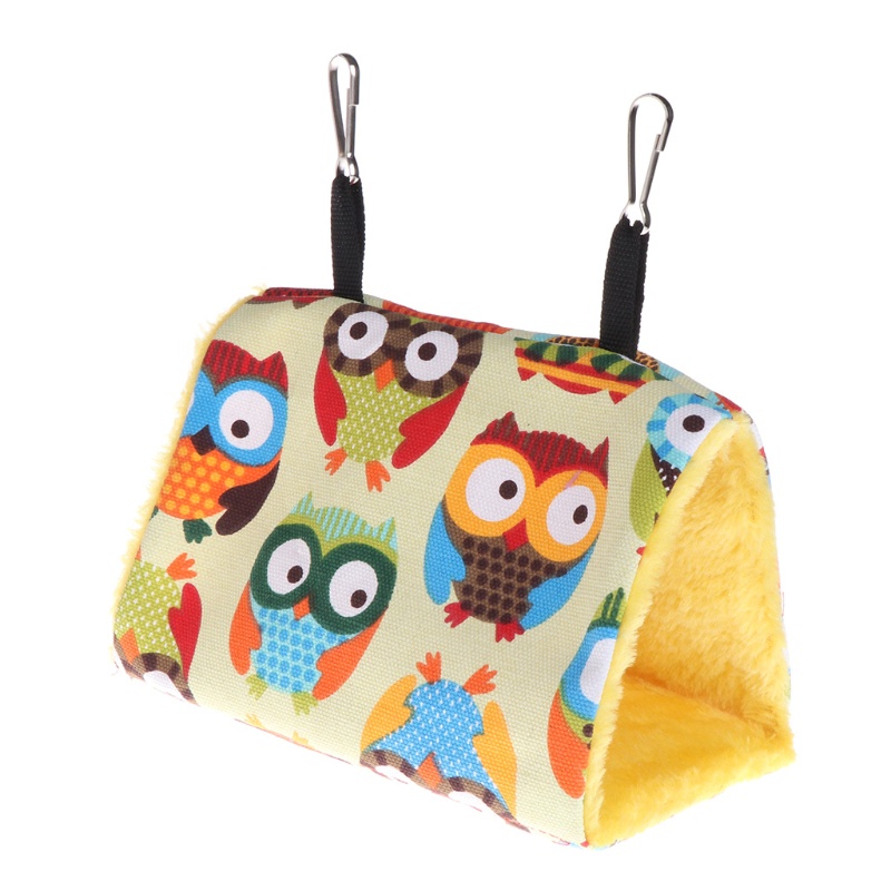 Ổ nằm võng treo giữ ấm mùa đông cho lồng chim vẹt/ thú cưng hamster