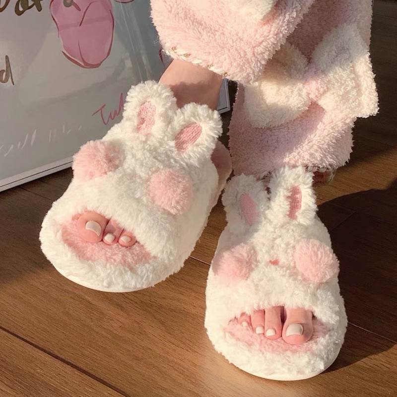 Dép bông,dép đi trong nhà dễ thương phong cách Ulzzang