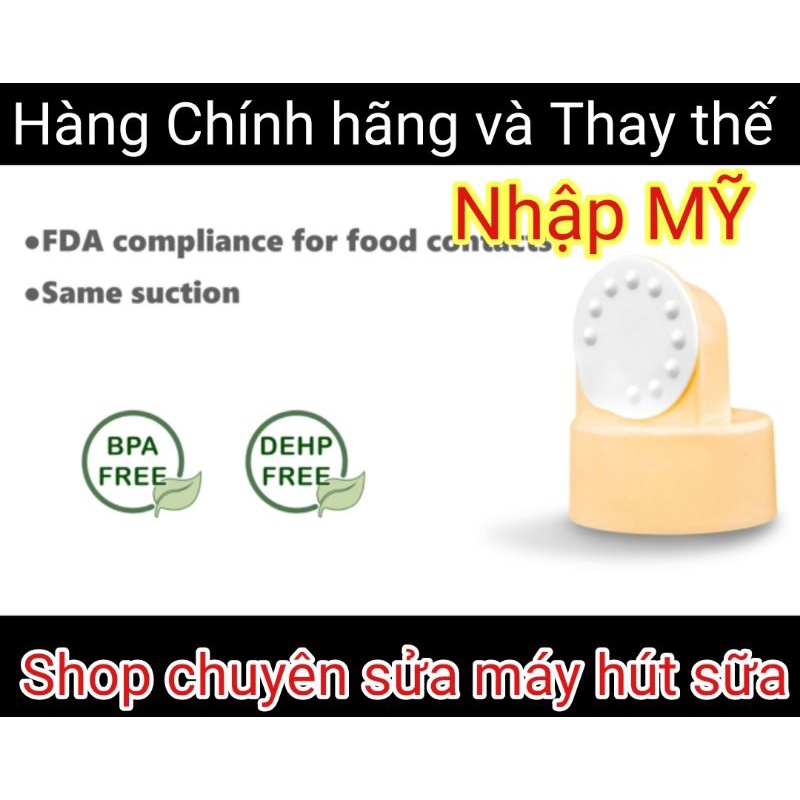 Van trắng máy hút sữa