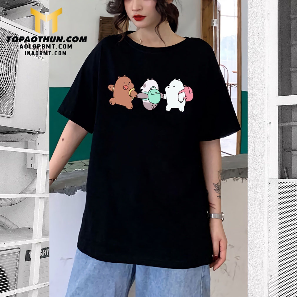 Áo thun We bare bears Baby - Unisex - Top áo thun Cam kết chất lượng sản phẩm