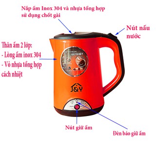 Bình siêu tốc Sharp EKJ-17VP 1.7L
