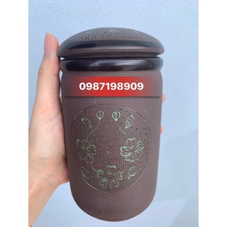 Lọ đựng chè gốm sứ Bát Tràng