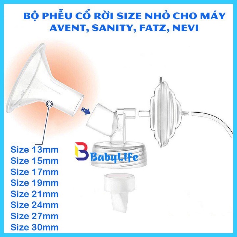 [ AVENT ] Phễu hút sữa Size 15/17/19/21 Maymom dùng cho máy hút sữa Avent