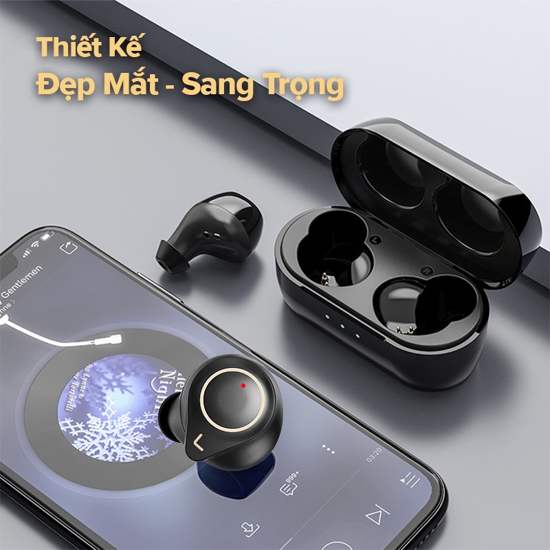 Tai Nghe Bluetooth Điều Khiển Cảm Ứng TWS T30, Hàng Chính Hãng, Bảo Hành 12 tháng.
