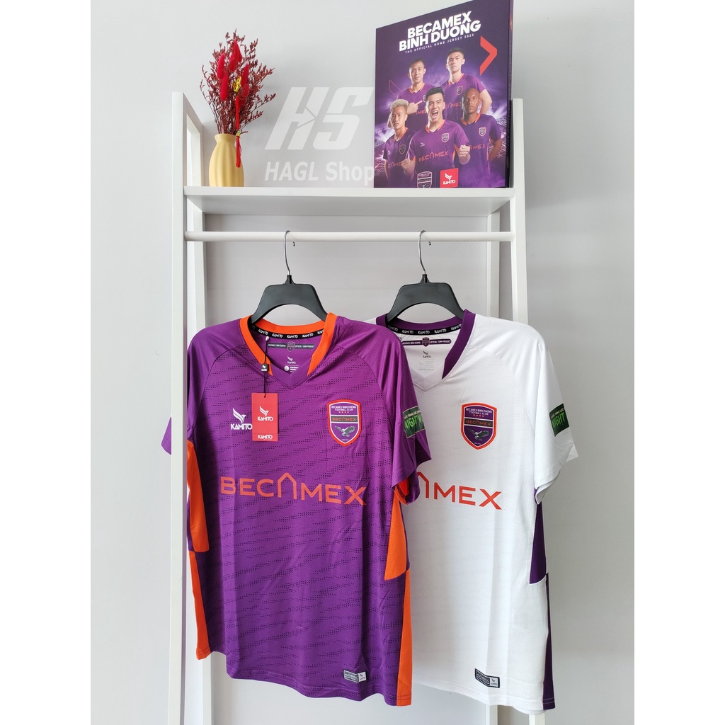 [Chính Hãng] Áo Đấu Becamex Bình Dương 2022 CHÍNH HÃNG KAMITO FULL BOX