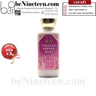 [TẶNG CHOCOLATE HERSHEY] Kem Dưỡng Thể Bath & Body Works Shea Butter & Vitamin E 24 Hr Moisture Body Lotion