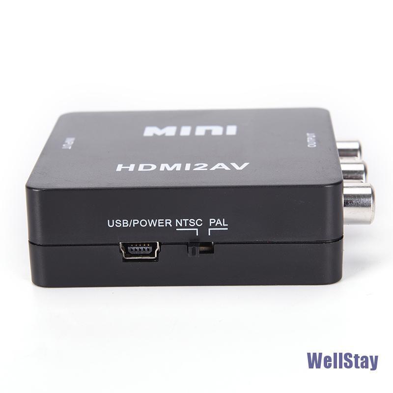 Bộ Chuyển Đổi Hdmi Sang Rca Av / Cvbs Hd 1080p Mini Hdmi2av