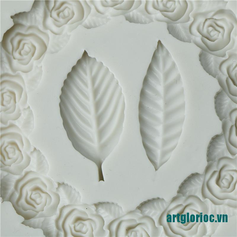 hot&Flower Leaves Silicone mold fondant mold cake decorating tools chocolate mould