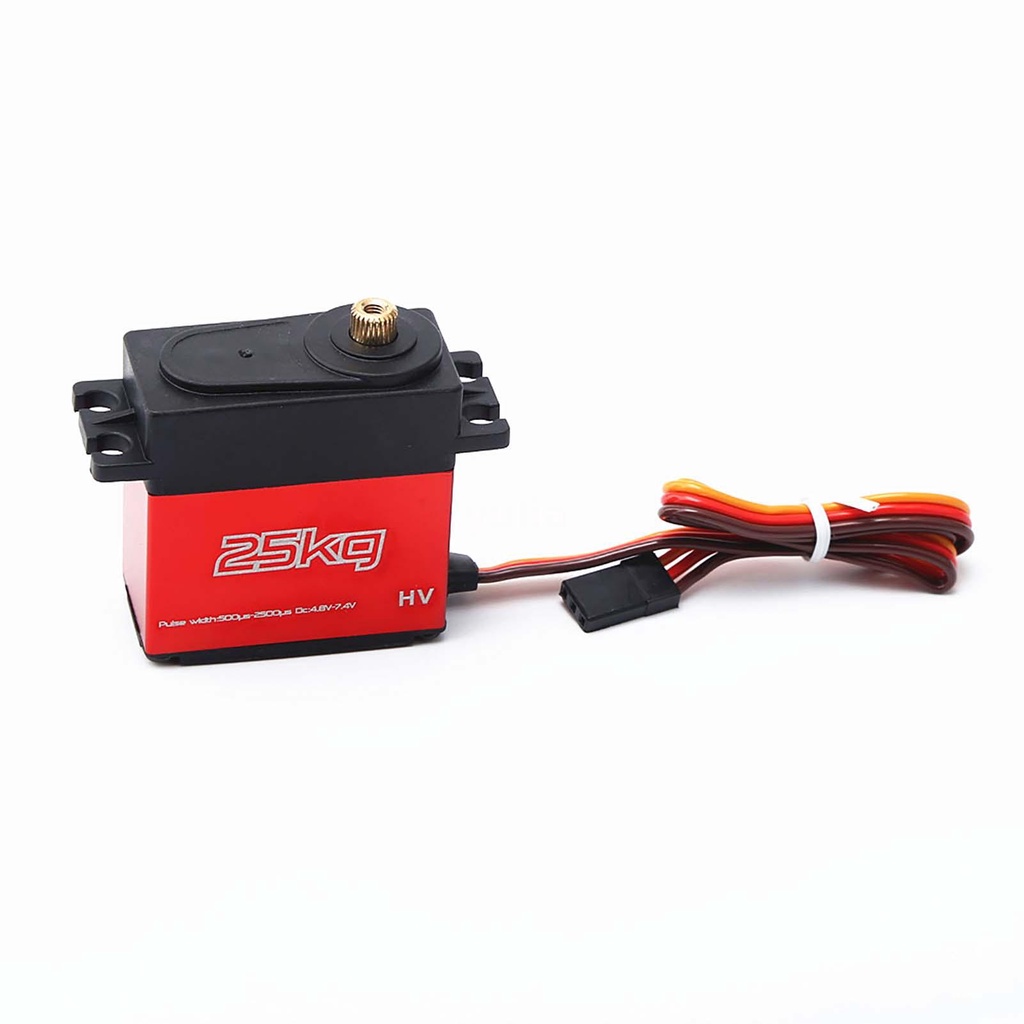 Động Cơ Servo 25kg 25t Servo Ip66 180 Độ Chống Nước Cho Xe Hơi / Máy Bay / Thuyền Điều Khiển Từ Xa 1 / 12 1 / 10