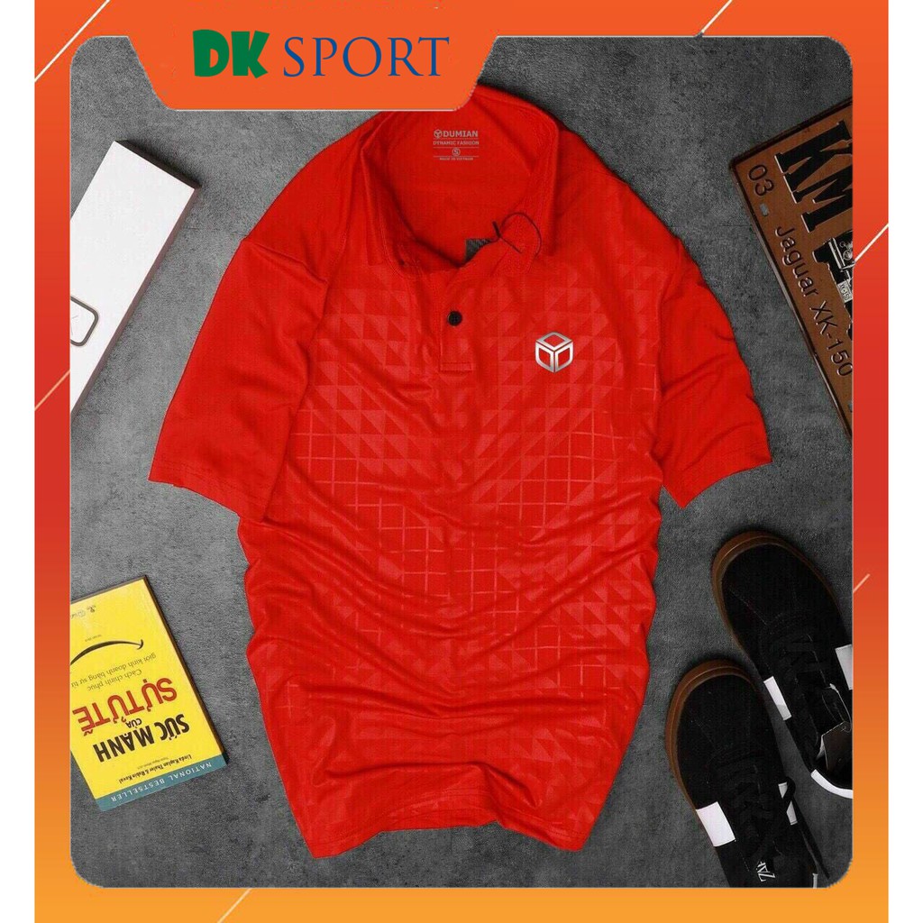 Áo thể thao nam ngắn tay. cổ bẻ chất vải thun lạnh co dãn thoải mái, dáng đẹp, có size bự 3XL