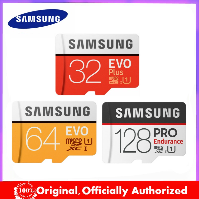 SAMSUNG Thẻ Nhớ Micro SD 128GB 512GB Plus PRO 64GB Class10 TF 256GB 32GB 128GB