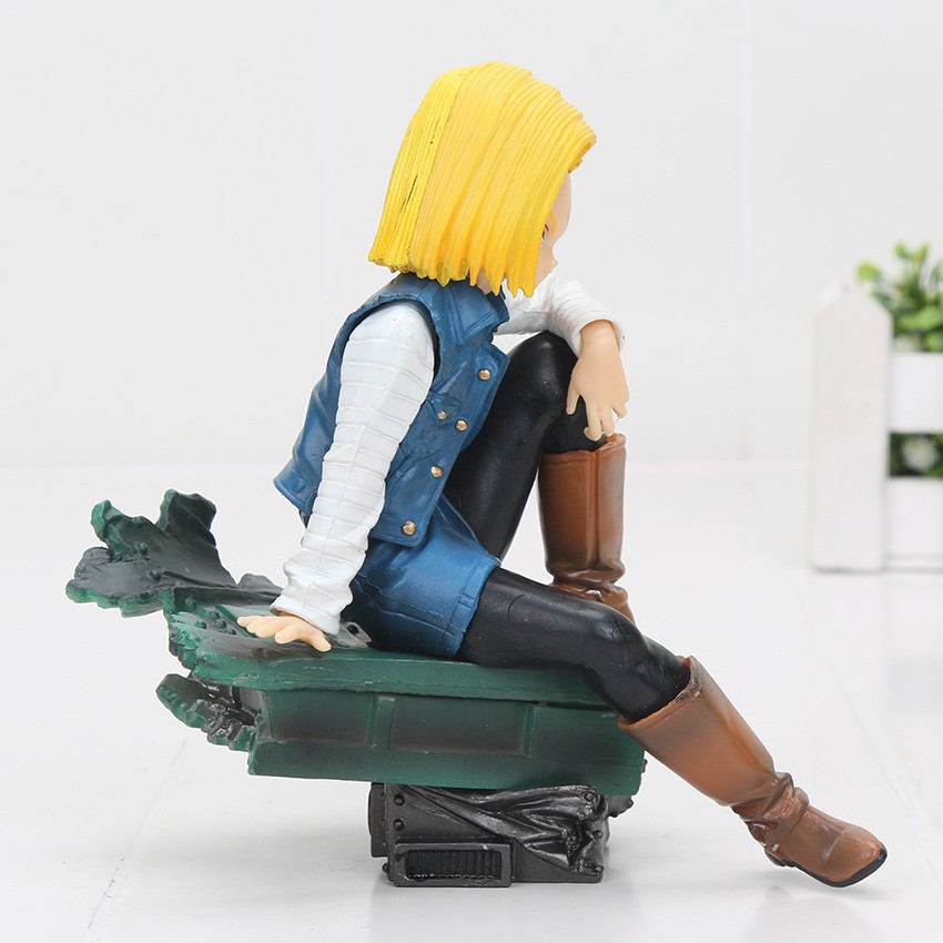 Mô hình đồ chơi nhân vật hoạt hình Dragon Ball Z Android 18 Lazuli dxf Super saiyan 2