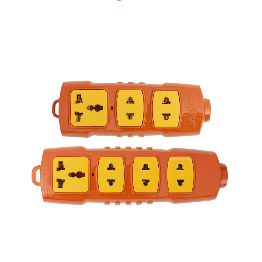 Ổ cắm điện 3 chấu lõi sứ chống cháy siêu chịu tải 6000W