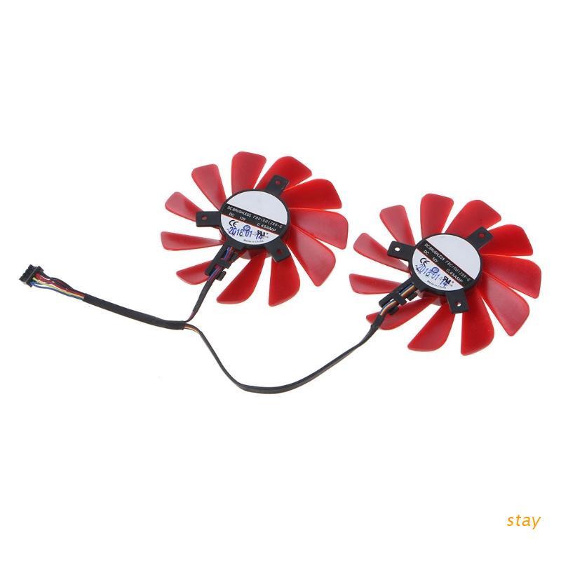 Quạt tản nhiệt 85MM 4 chân 12V 0.45A FDC10U12S9-C VGA cho card đồ họa XFX RX 560D RX570 RX580 RS R9 285 390X | BigBuy360 - bigbuy360.vn