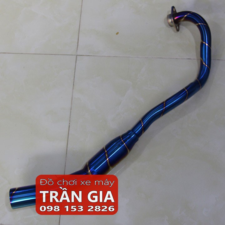 Pô Akrapovic full cổ pô bầu hơi titan cho Exciter, Winner, Raider, Fz