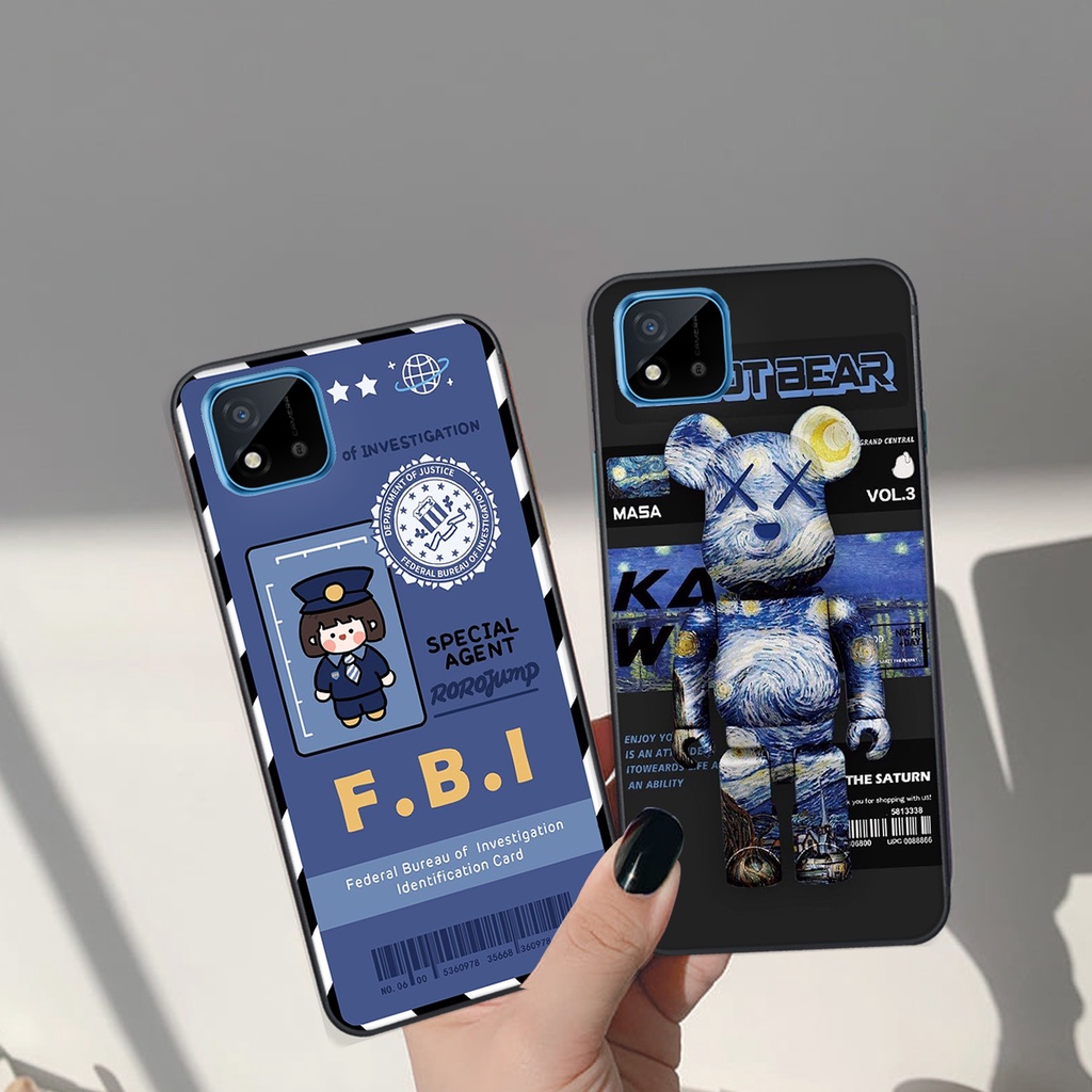 Ốp lưng Realme C11 in hình Gấu Be@rick - sang sịn , RẺ - BỀN - ĐẸP
