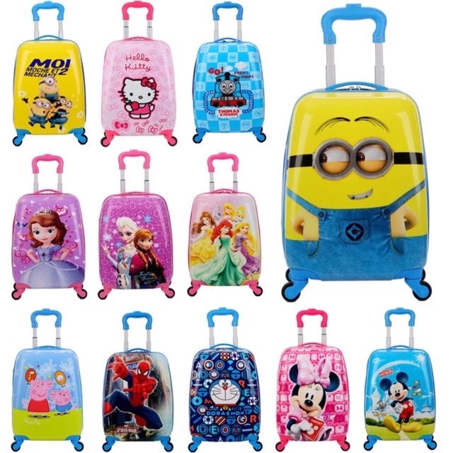 Vali Kéo Cho Bé (Nhiều màu và hình) Cao Cấp Clownzi bảo hành 12 tháng (Ảnh tại shop!!)