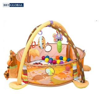 Thảm chơi kết hợp đồ chơi cho bé BBT Global FC058