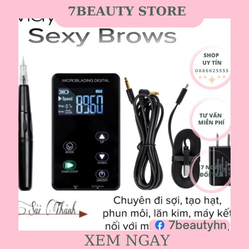 [CHÍNH HÃNG] Máy Phun Xăm KTS  Tạo Hạt Dải Sợi Chân Mày SEXY BROWS