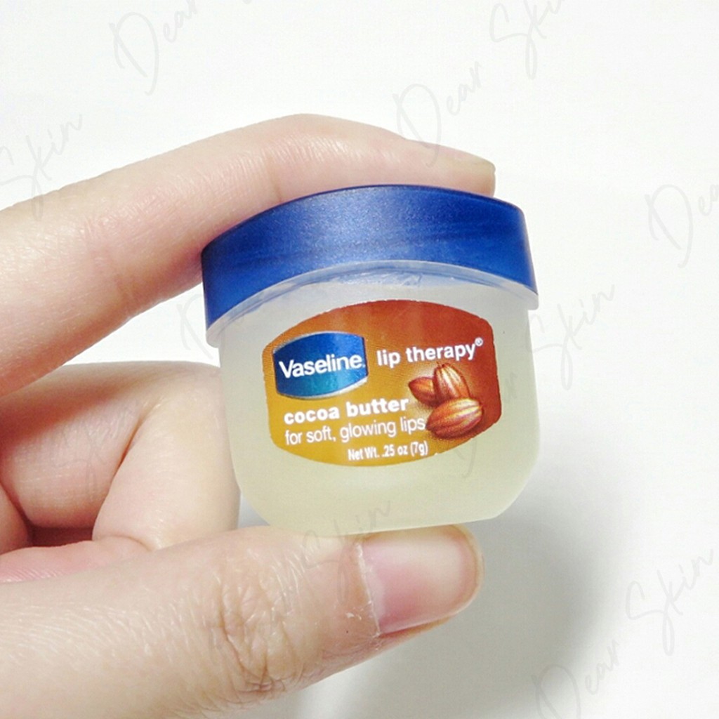 [Chính hãng] Sáp dưỡng môi Vaseline 4 vị Rosy Lips - Original - Creme Brulee - Cacao - Hồng - Trắng - Vani