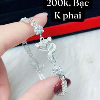 Lắc tay bạc hồ ly