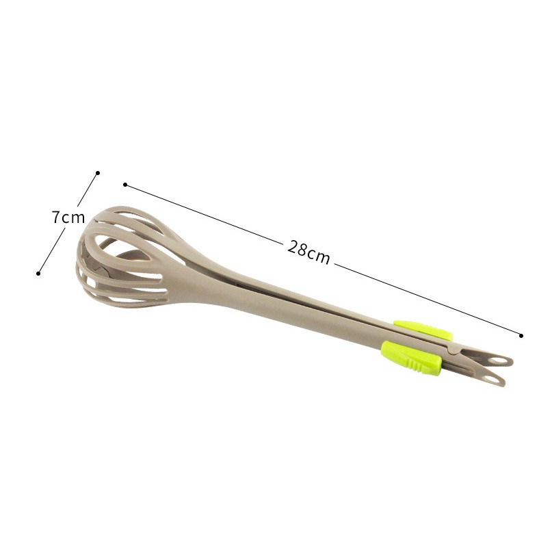 Dụng cụ gắp tích hợp que đánh trứng bằng nylon đa năng cho nhà bếp