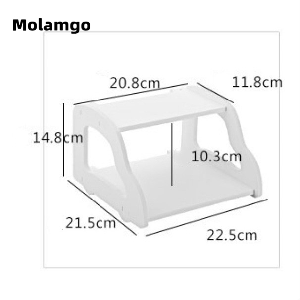 MOLAMGO  Wall Mount Router Rack Bedroom Living Room Electricity è Set Top Box Shelf Storage Bracket Partition Wall Mount Rack
