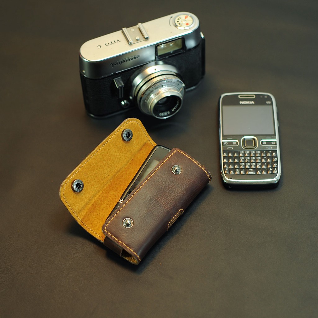 Bao da đeo hông cho Nokia 8800, 6700 - Bao da Handmade Mino Crafts VI142