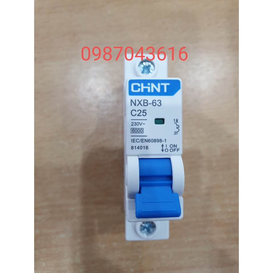 Át tô mát cài chint NXB- 63 1P, 6A, 10A,16A, 20A, 25A, 32A, 40A, 50A, 63A,  80A, 100A, 125A
