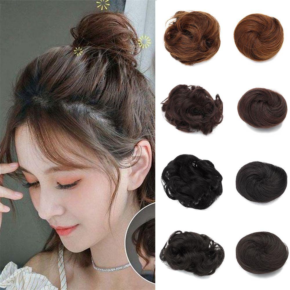 ❈Rowan❈ Dây Buộc Tóc Xoăn Tự Nhiên Thời Trang Dành Cho Nữ