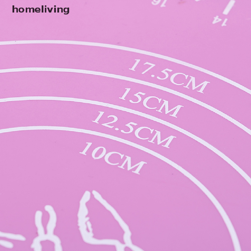 Thảm Silicone Chống Dính Hỗ Trợ Lăn Bột Làm Bánh Tiện Lợi