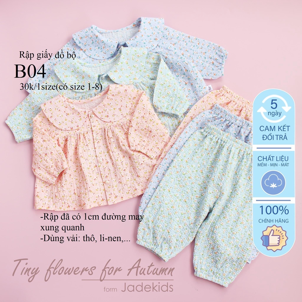 RẬP GIẤY ĐỒ BỘ BÉ GÁI B04