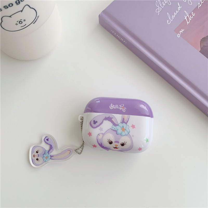 Vỏ Bảo Vệ Hộp Sạc Tai Nghe Airpods 1 / 2 / Pro Bằng Tpu Mềm Hình Thỏ / Gấu Duffy / Stella Sáng Tạo