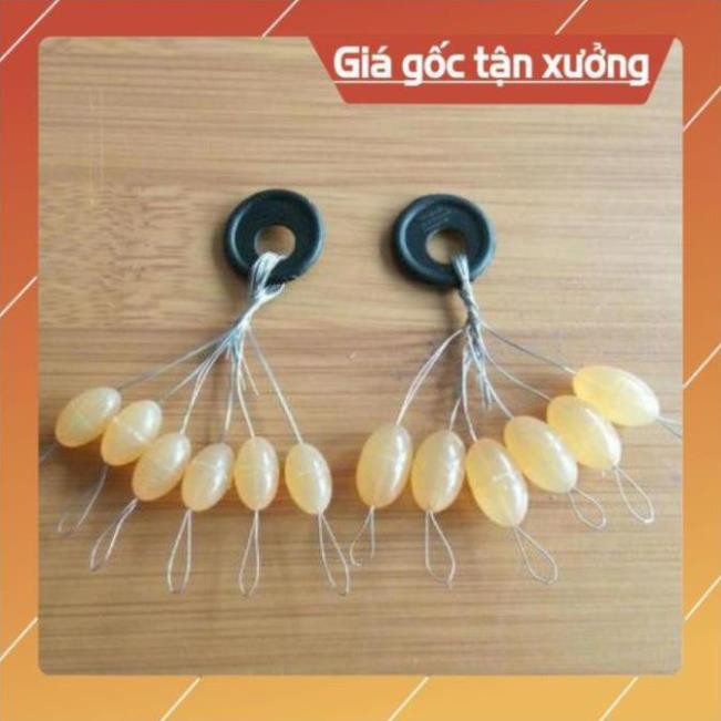 [SALE]  [Siêu Tiết Kiệm] 10 túi  Hạt Chặn Phao Câu Cá Giá Rẻ 6 hạt