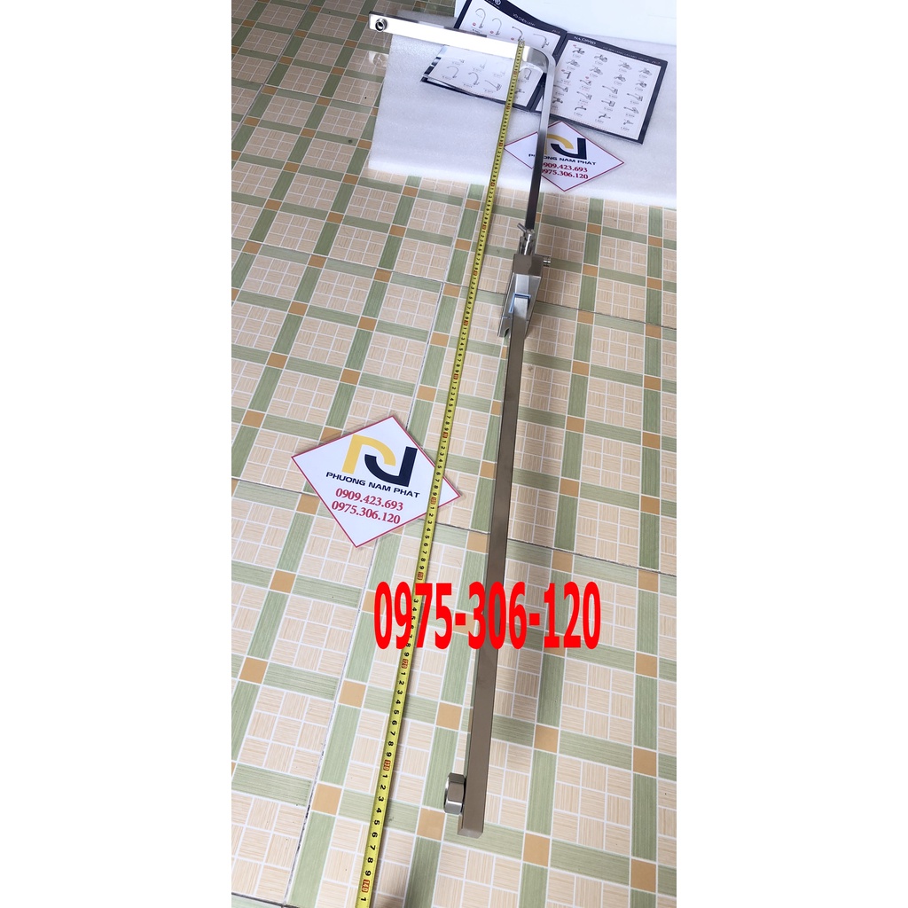 Bộ Sen Cây Tắm Đứng Nóng Lạnh INOX 304 N1005 NA.GRAND SEN VUÔNG A1 BAO XÀI BAO ĐỔI MỚI 1 NĂM