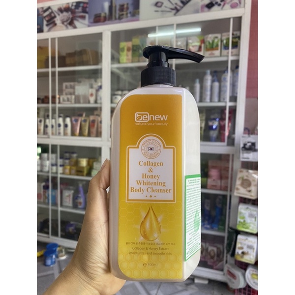 Sữa tắm nước hoa trắng da Hàn Quốc BENEW PERFUME MOISTURE RICH BODY CLEANSER WHITE MILK 500ML