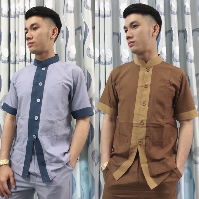 Đồ Lam Đi Chùa # Lãnh Tụ Phối# Nam Nữ # Đồ Bộ # Quần Áo